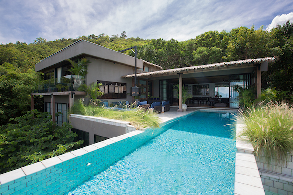 Villa Kram, a luxury 5 bedroom villa with ocean view located in Plai Laem, Koh Samui, Thailand