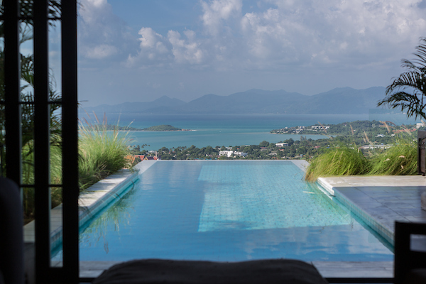 Villa Kram, a luxury 5 bedroom villa with ocean view located in Plai Laem, Koh Samui, Thailand