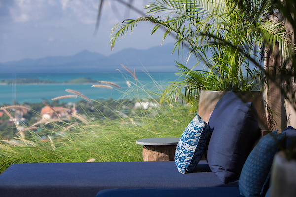 Villa Kram, a luxury 5 bedroom villa with ocean view located in Plai Laem, Koh Samui, Thailand
